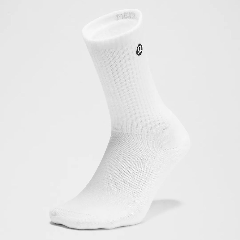NWT Lululemon Unisex Daily Essential Crew Socks 2 Pack (Not 3 Pr) - Picture 1 of 6